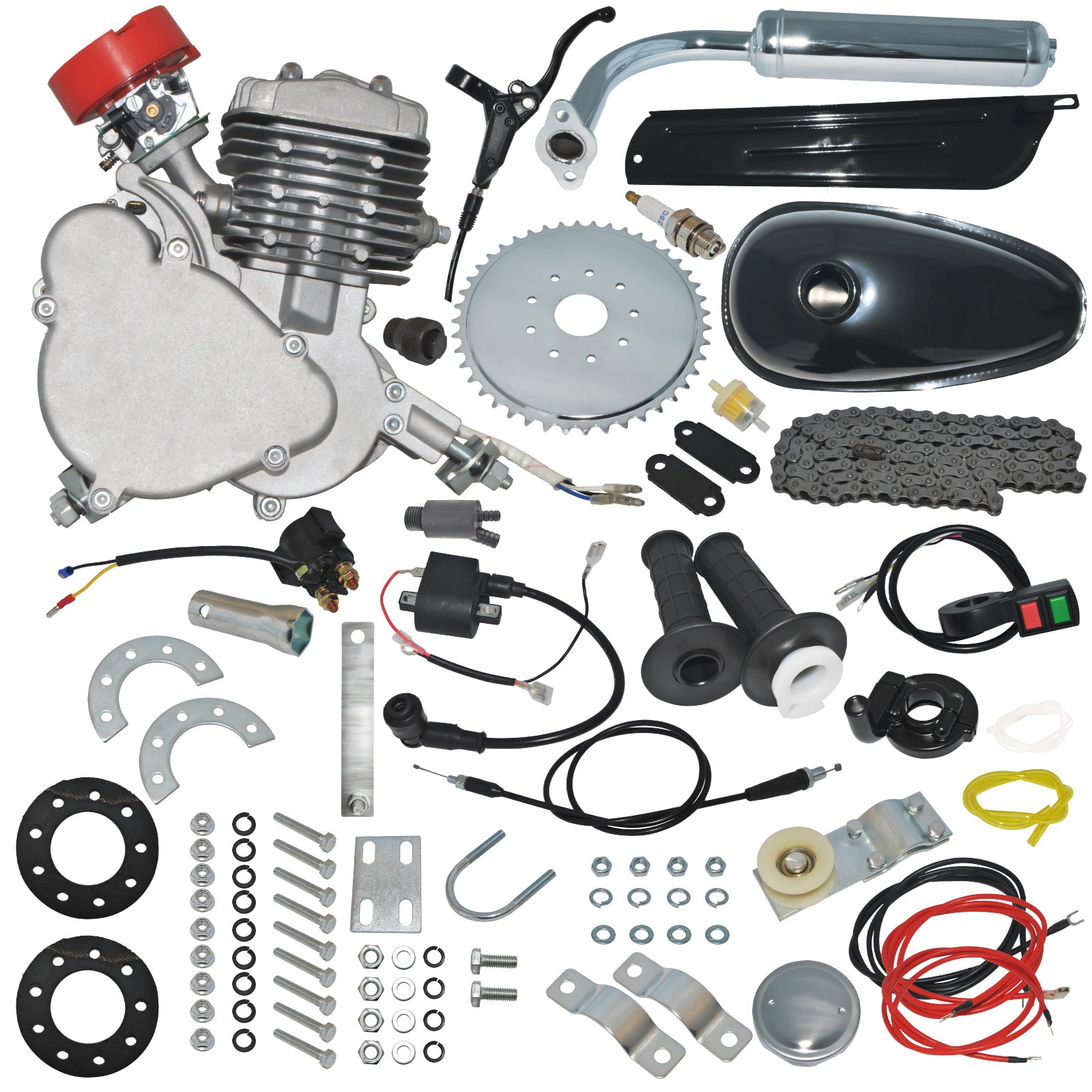 80CC Electric Start 26"-28" Bike Engine Kit