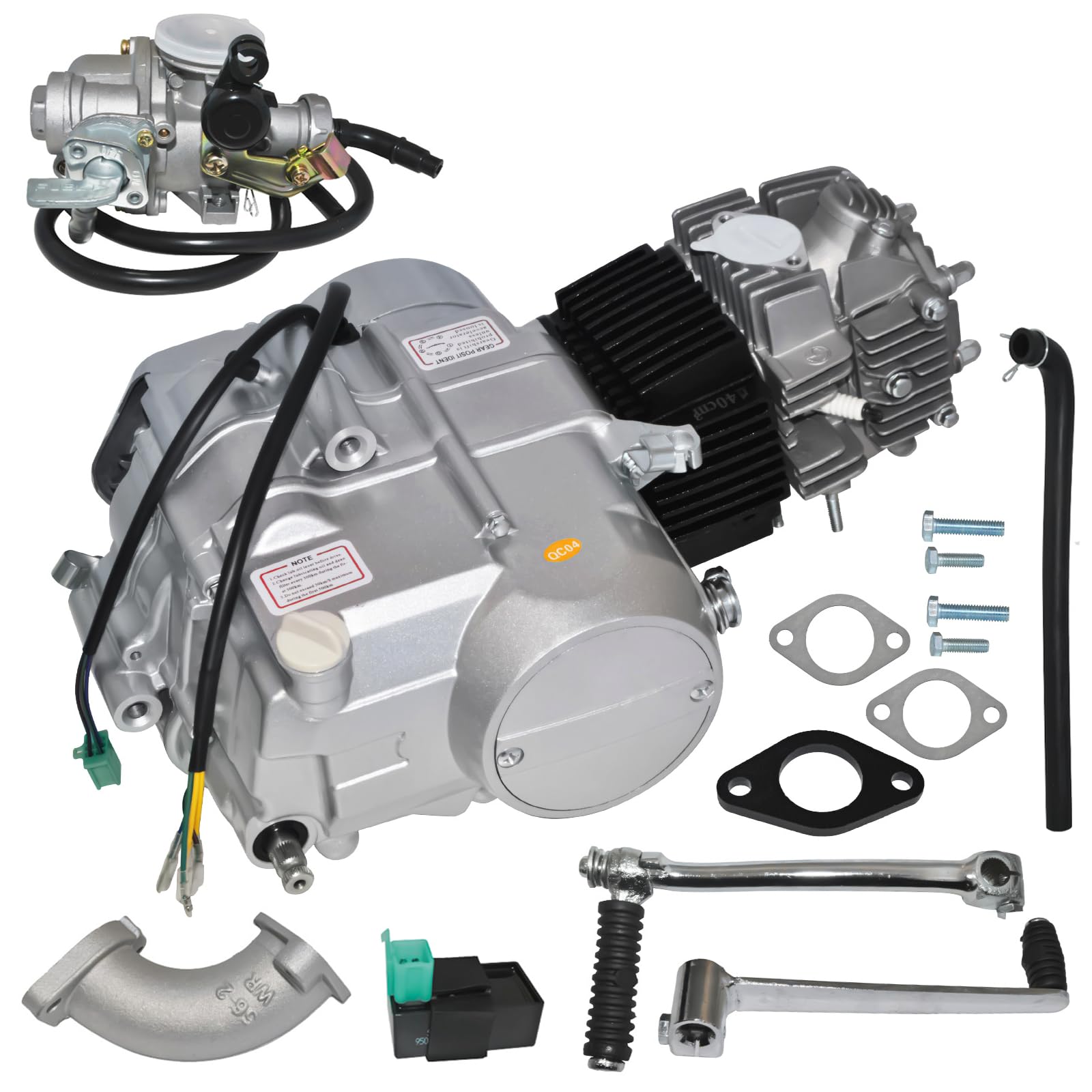 140CC 4-Stroke Racing Engine - 4 Speed for Pit Dirt Bike Honda CRF50 CRF70 XR50 XR70 Z50 Z50R