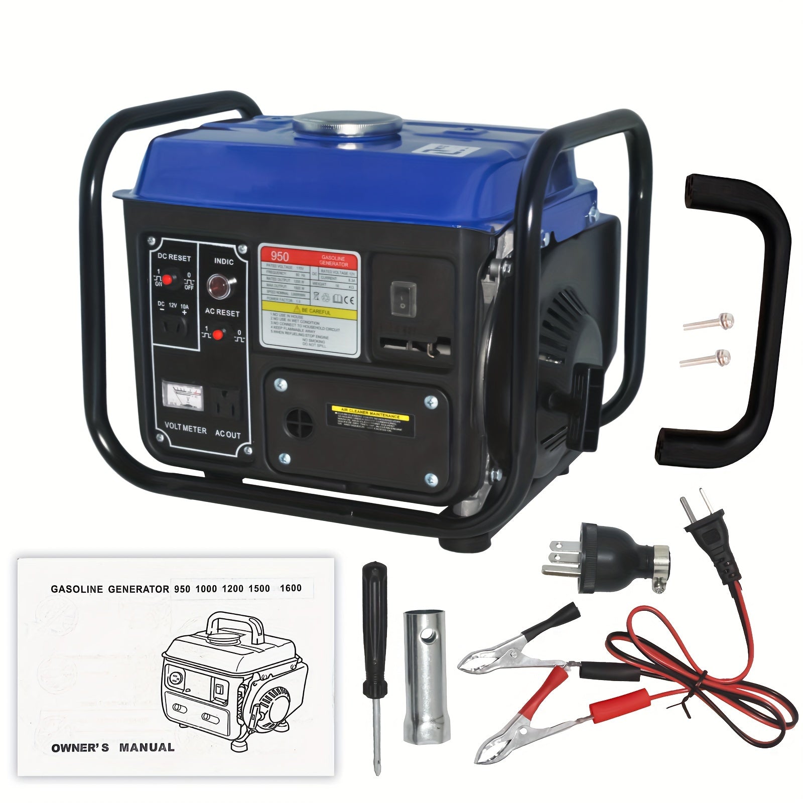 1200W EPA Portable Gas Generator for Home & Camping