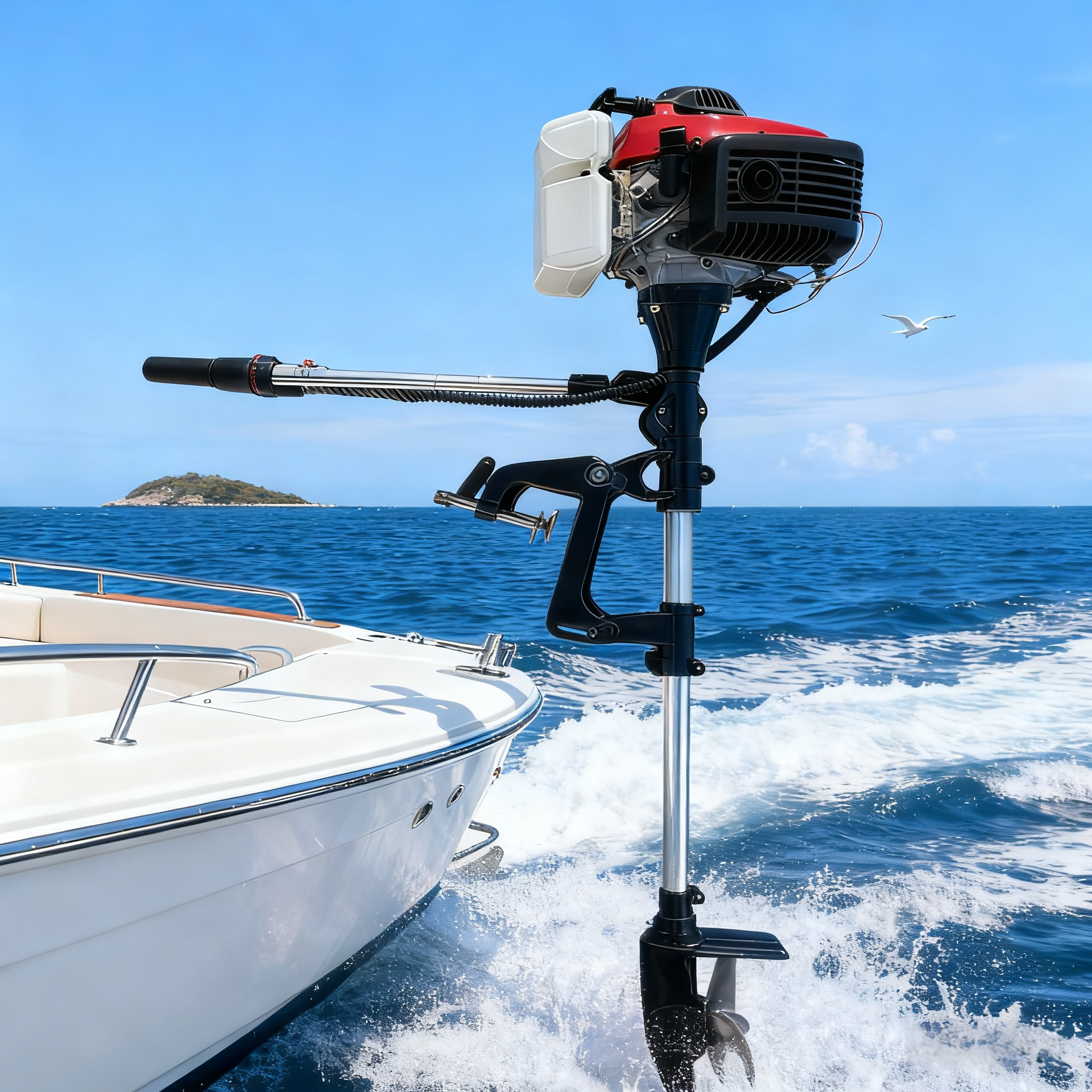 4HP 4 Stroke Gas Outboard Boat Motor