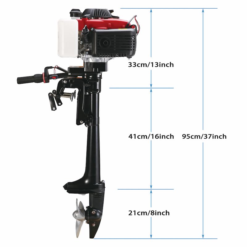 4HP 4 Stroke Gas Outboard Boat Motor