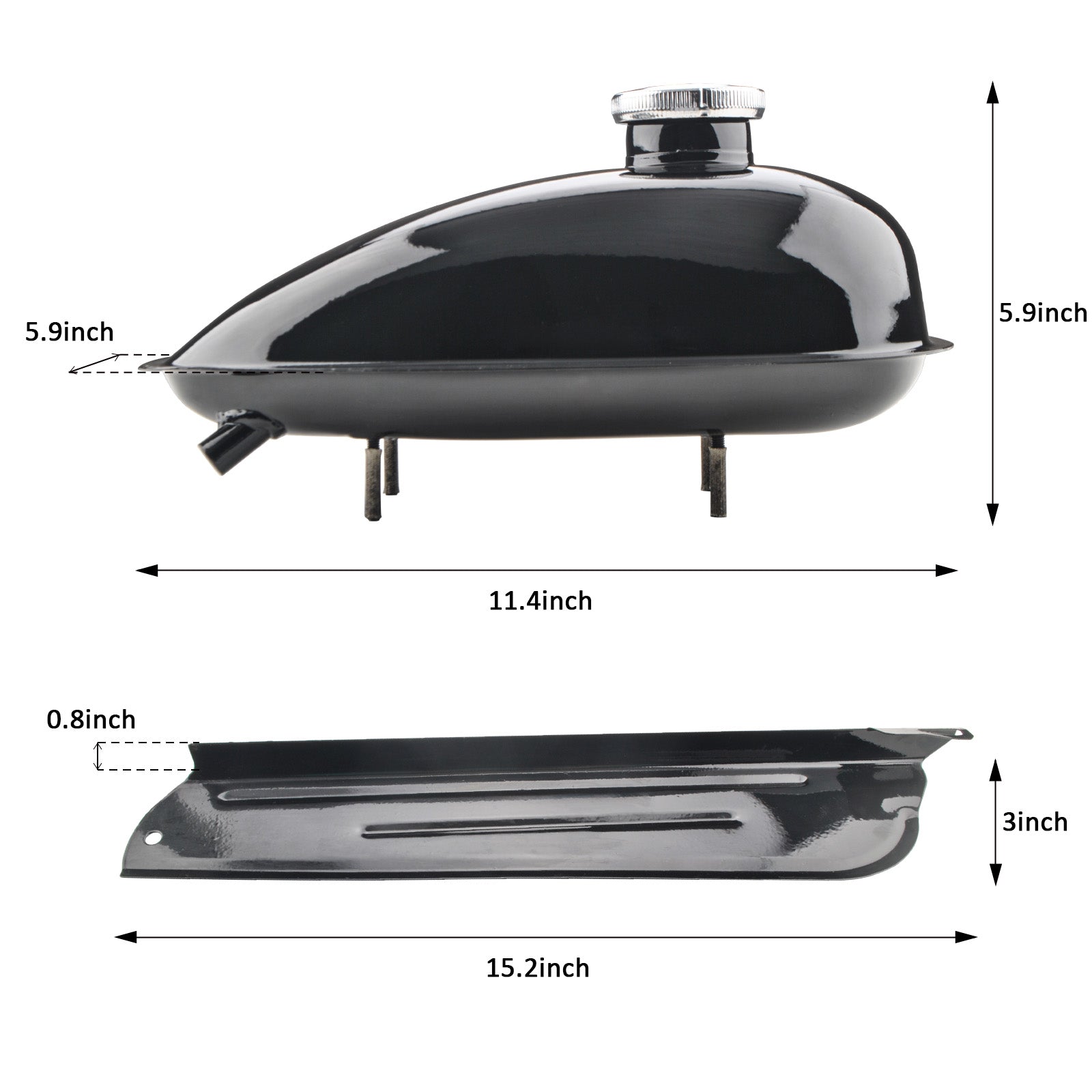 80cc 2-Stroke 26"-28" V-Frame Bike Conversion Kit Odometer