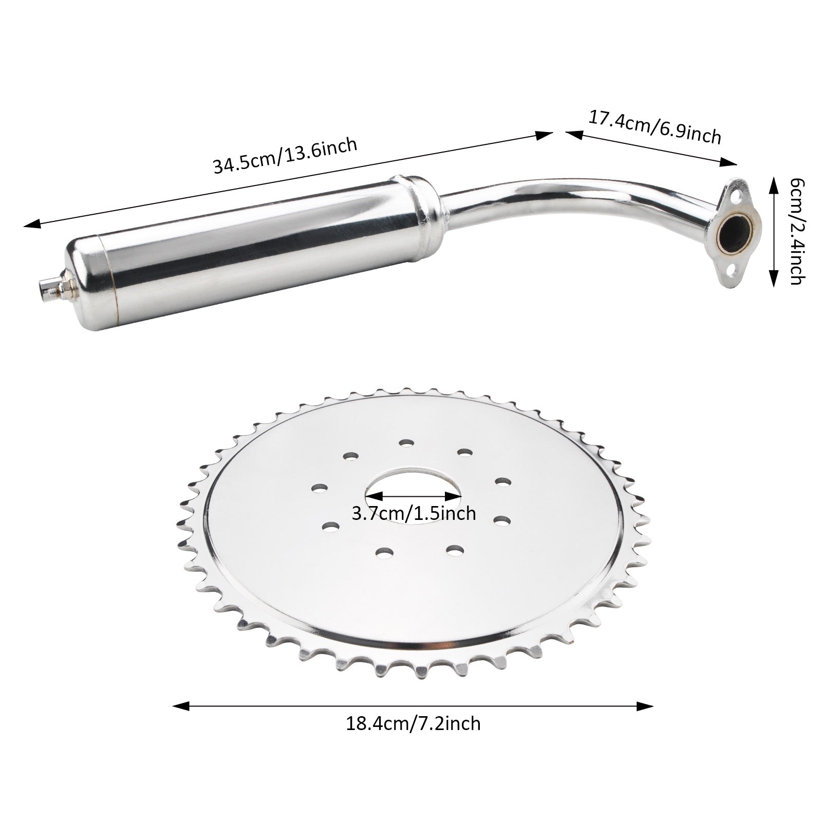 80cc 2-Stroke Bike Engine Kit Hydraulic Clutch